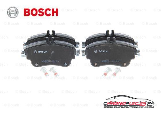 Achat de BOSCH 0 986 494 663 Kit de plaquettes de frein, frein à disque pas chères