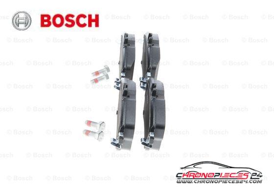 Achat de BOSCH 0 986 494 663 Kit de plaquettes de frein, frein à disque pas chères