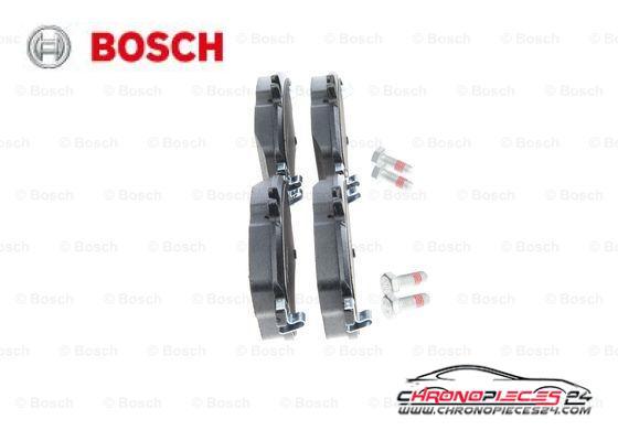 Achat de BOSCH 0 986 494 663 Kit de plaquettes de frein, frein à disque pas chères