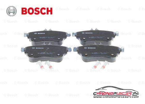 Achat de BOSCH 0 986 494 663 Kit de plaquettes de frein, frein à disque pas chères