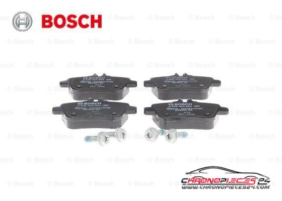 Achat de BOSCH 0 986 494 664 Kit de plaquettes de frein, frein à disque pas chères