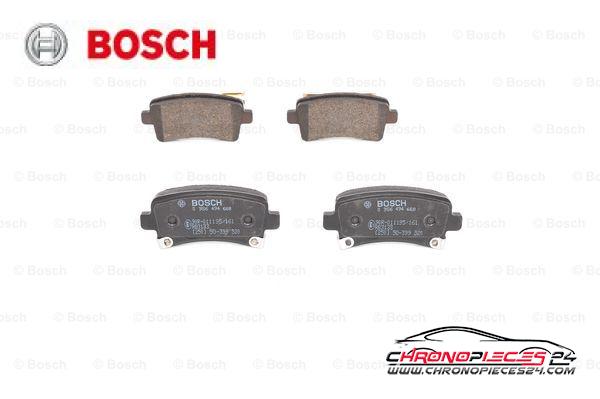 Achat de BOSCH 0 986 494 668 Kit de plaquettes de frein, frein à disque pas chères