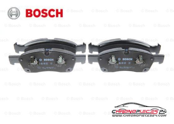 Achat de BOSCH 0 986 494 672 Kit de plaquettes de frein, frein à disque pas chères