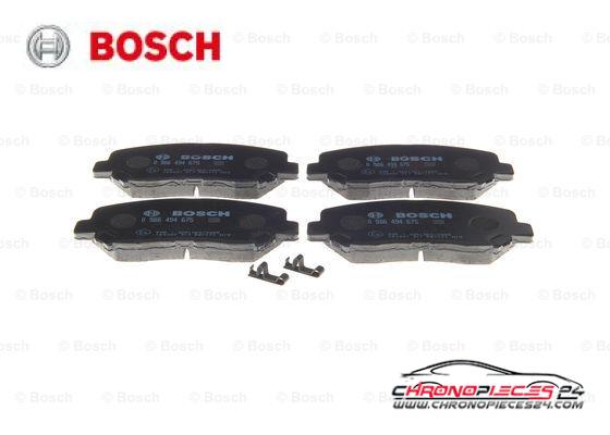 Achat de BOSCH 0 986 494 675 Kit de plaquettes de frein, frein à disque pas chères