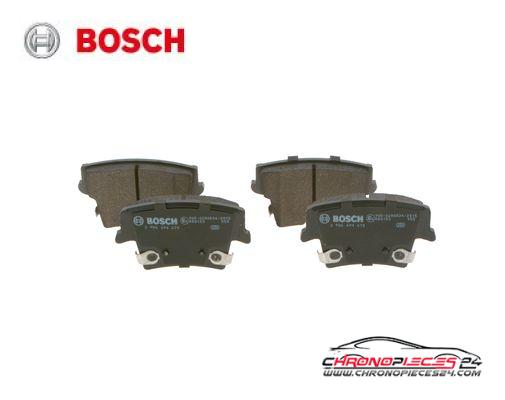 Achat de BOSCH 0 986 494 678 Kit de plaquettes de frein, frein à disque pas chères