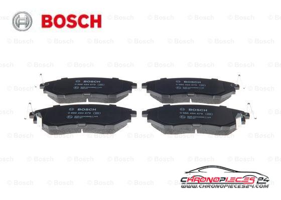 Achat de BOSCH 0 986 494 679 Kit de plaquettes de frein, frein à disque pas chères