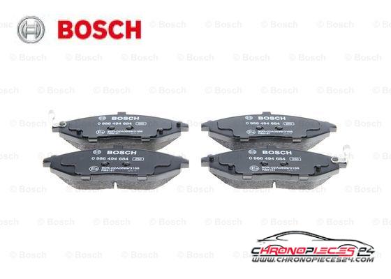 Achat de BOSCH 0 986 494 684 Kit de plaquettes de frein, frein à disque pas chères