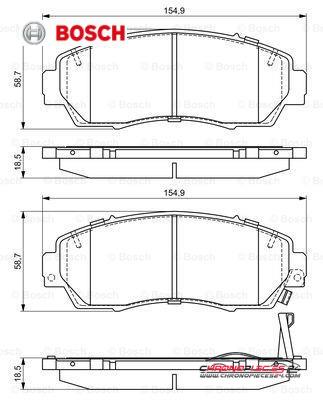 Achat de BOSCH 0 986 494 685 Kit de plaquettes de frein, frein à disque pas chères