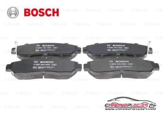 Achat de BOSCH 0 986 494 685 Kit de plaquettes de frein, frein à disque pas chères