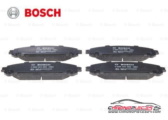 Achat de BOSCH 0 986 494 686 Kit de plaquettes de frein, frein à disque pas chères