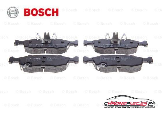 Achat de BOSCH 0 986 494 687 Kit de plaquettes de frein, frein à disque pas chères