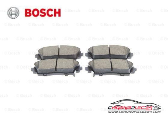 Achat de BOSCH 0 986 494 688 Kit de plaquettes de frein, frein à disque pas chères