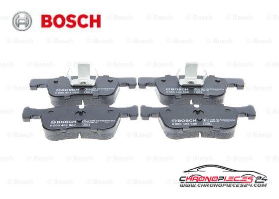 Achat de BOSCH 0 986 494 689 Kit de plaquettes de frein, frein à disque pas chères