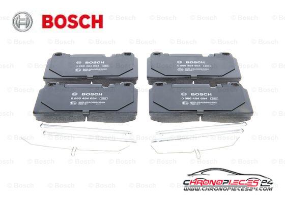 Achat de BOSCH 0 986 494 694 Kit de plaquettes de frein, frein à disque pas chères