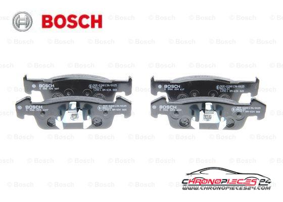 Achat de BOSCH 0 986 494 697 Kit de plaquettes de frein, frein à disque pas chères