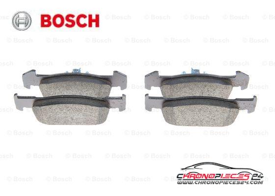 Achat de BOSCH 0 986 494 697 Kit de plaquettes de frein, frein à disque pas chères