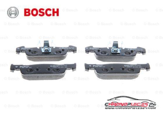 Achat de BOSCH 0 986 494 697 Kit de plaquettes de frein, frein à disque pas chères