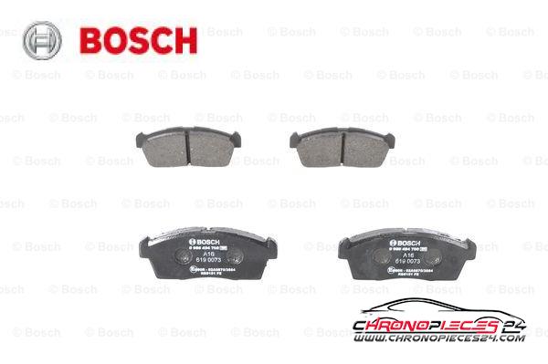 Achat de BOSCH 0 986 494 700 Kit de plaquettes de frein, frein à disque pas chères