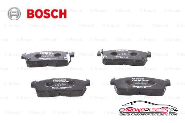 Achat de BOSCH 0 986 494 700 Kit de plaquettes de frein, frein à disque pas chères