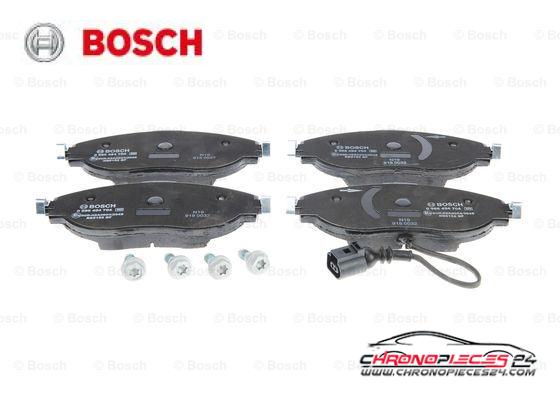 Achat de BOSCH 0 986 494 704 Kit de plaquettes de frein, frein à disque pas chères