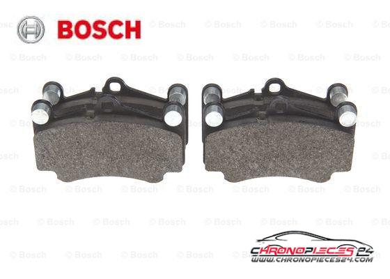 Achat de BOSCH 0 986 494 710 Kit de plaquettes de frein, frein à disque pas chères