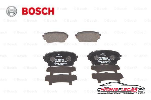 Achat de BOSCH 0 986 494 711 Kit de plaquettes de frein, frein à disque pas chères