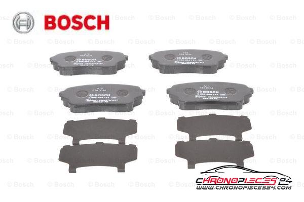 Achat de BOSCH 0 986 494 711 Kit de plaquettes de frein, frein à disque pas chères