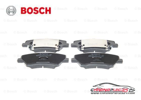 Achat de BOSCH 0 986 494 712 Kit de plaquettes de frein, frein à disque pas chères