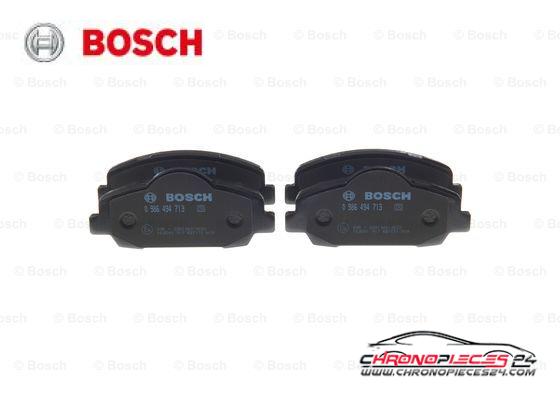 Achat de BOSCH 0 986 494 713 Kit de plaquettes de frein, frein à disque pas chères