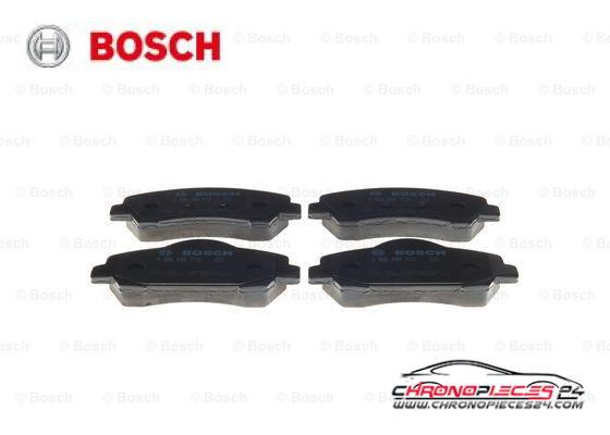 Achat de BOSCH 0 986 494 713 Kit de plaquettes de frein, frein à disque pas chères