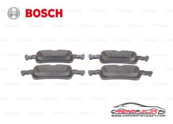 Achat de BOSCH 0 986 494 715 Kit de plaquettes de frein, frein à disque pas chères