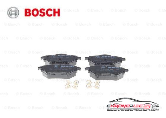 Achat de BOSCH 0 986 494 716 Kit de plaquettes de frein, frein à disque pas chères