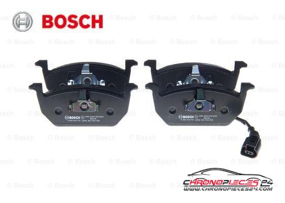 Achat de BOSCH 0 986 494 721 Kit de plaquettes de frein, frein à disque pas chères