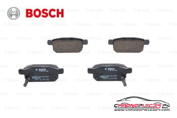 Achat de BOSCH 0 986 494 748 Kit de plaquettes de frein, frein à disque pas chères