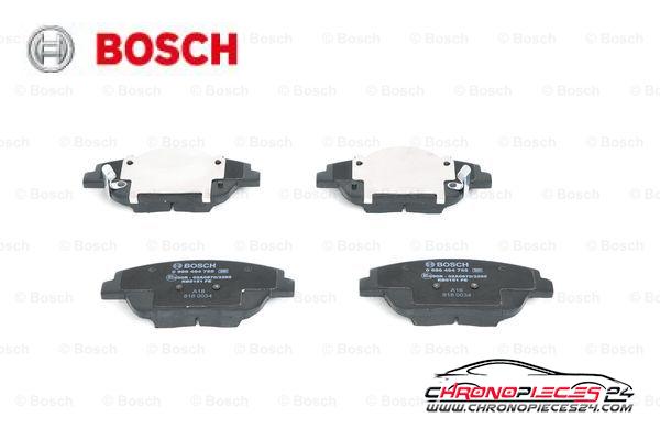 Achat de BOSCH 0 986 494 755 Kit de plaquettes de frein, frein à disque pas chères