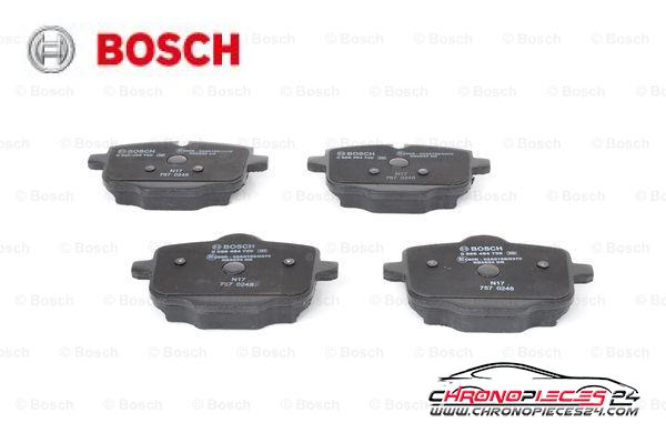 Achat de BOSCH 0 986 494 759 Kit de plaquettes de frein, frein à disque pas chères