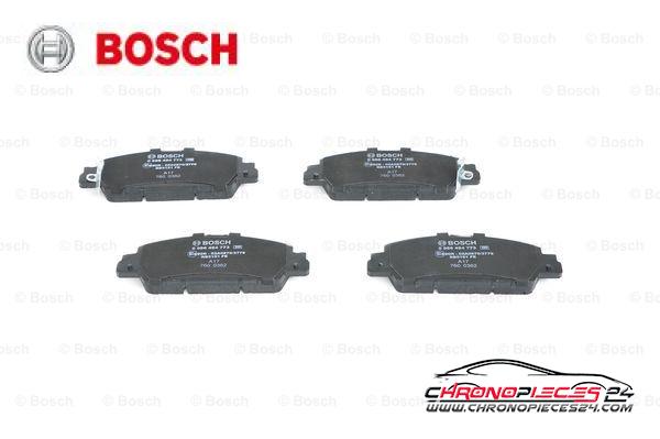 Achat de BOSCH 0 986 494 773 Kit de plaquettes de frein, frein à disque pas chères