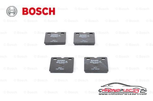 Achat de BOSCH 0 986 494 775 Kit de plaquettes de frein, frein à disque pas chères