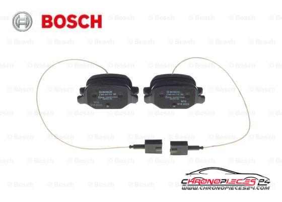 Achat de BOSCH 0 986 494 779 Kit de plaquettes de frein, frein à disque pas chères