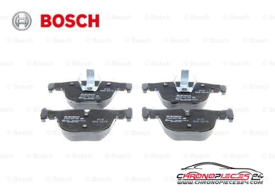 Achat de BOSCH 0 986 494 786 Kit de plaquettes de frein, frein à disque pas chères