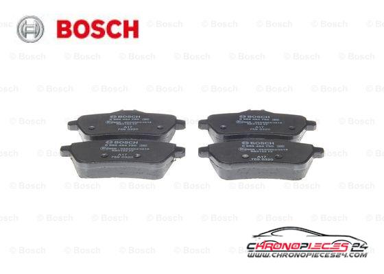 Achat de BOSCH 0 986 494 790 Kit de plaquettes de frein, frein à disque pas chères