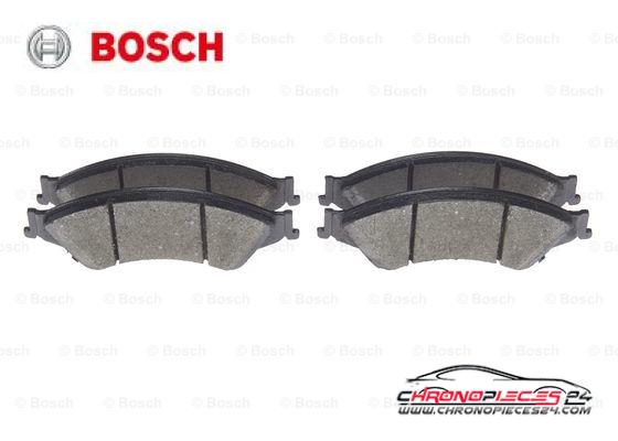 Achat de BOSCH 0 986 494 791 Kit de plaquettes de frein, frein à disque pas chères