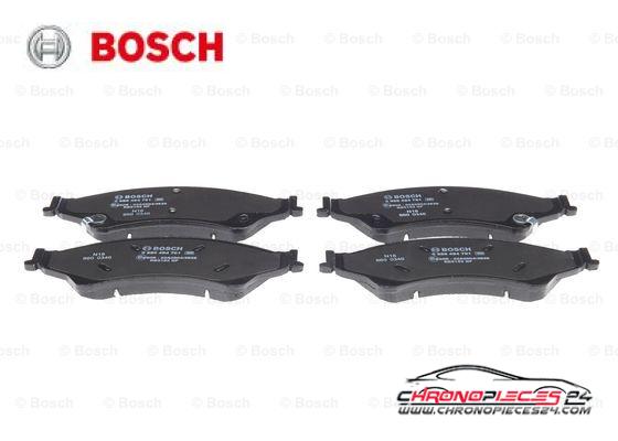 Achat de BOSCH 0 986 494 791 Kit de plaquettes de frein, frein à disque pas chères