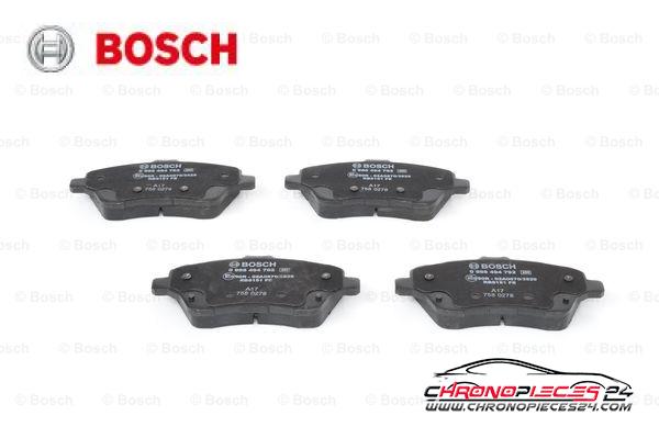 Achat de BOSCH 0 986 494 792 Kit de plaquettes de frein, frein à disque pas chères