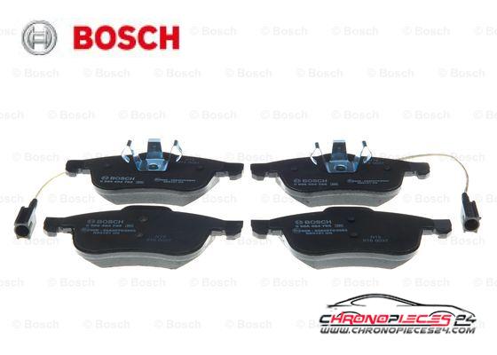 Achat de BOSCH 0 986 494 795 Kit de plaquettes de frein, frein à disque pas chères