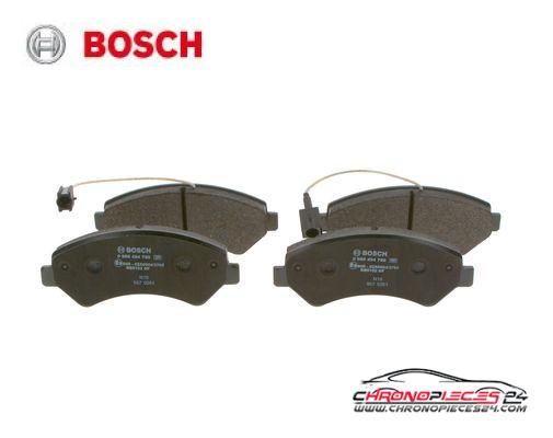 Achat de BOSCH 0 986 494 799 Kit de plaquettes de frein, frein à disque pas chères