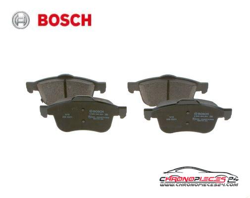 Achat de BOSCH 0 986 494 801 Kit de plaquettes de frein, frein à disque pas chères