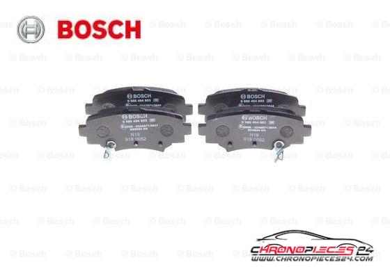 Achat de BOSCH 0 986 494 803 Kit de plaquettes de frein, frein à disque pas chères