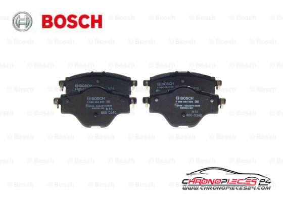 Achat de BOSCH 0 986 494 805 Kit de plaquettes de frein, frein à disque pas chères