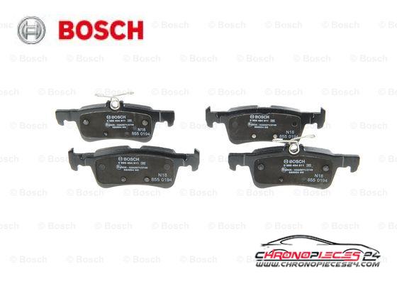 Achat de BOSCH 0 986 494 811 Kit de plaquettes de frein, frein à disque pas chères